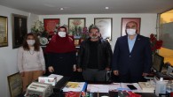 Saadet Partisi Hatay Kadın Kolları Başkanı Seda Çiçek’ten Dörtyol Gazeteciler cemiyetine ziyaret