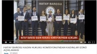 Barolar ve TÜBAKKOM’ndan ortak açıklama: İstanbul sözleşmesi yürürlüktedir!
