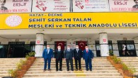 Defne Belediye Başkanı İbrahim Güzel, Milli Eğitim Bakan Yardımcısı Mahmut Özer’e Anadolu Lisesi için yer tahsisinde bulunacaklarını belirtti!