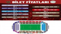 Atakaş Hatayspor Rizespor maç biletleri bugün saat 14.00’te satışa çıktı