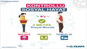 Antakya Belediyesinden Sosyal Mesafe ve Maske Kullanımı konusunda uyarı