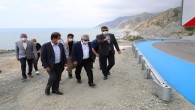 Vali Rahmi Doğan, Samandağ-Arsuz sahil yolunda incelemelerde bulundu