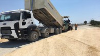 Hatay Büyükşehir Belediyesi, Atatürk çiftlik yolunda asfalt hazırlıklarına başladı
