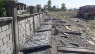 Hatay Büyükşehir Belediyesi  Mezarlık duvarlarını yeniliyor