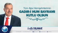 Başkan İzzetin Yılmaz Ğadir Hum Bayramını kutladı