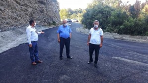 Dörtyol Belediye Başkanı Fadıl Keskin asfaltlama çalışmalarını yerinde inceledi