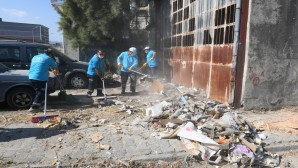 Antakya Belediyesinden Yeni Sanayi Sitesinde kapsamlı temizlik