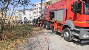 Hatay Büyükşehir Belediyesi İtfaiyesi Yangına hızla müdahale etti