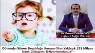 Hatay İl Sağlık Müdürü Dr. Mustafa Hambolat’tan Dünya Görme günü mesajı: Yeterki Kalpler engelli olmasın