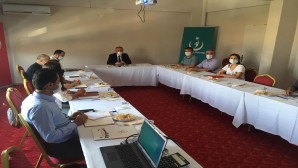 Vali Yardımcısı Tetikoğlu başkanlığında Korona Virüs toplantısı
