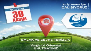 Antakya Belediyesinden Hatırlatma: Emlak vergisi ve işyeri ÇTV için son ödeme günü 30 Kasım