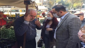 Antakya CHP yöneticileri pazarda Halkın nabzını yokladı