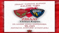 Atakaş Hatayspor ziraat kupası 4. tur eleme maçında Bursa Karacaybey Belediyesini konuk edecek
