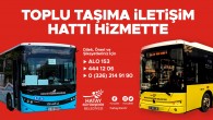 Hatay Büyükşehir Belediyesi toplu taşımada iletişim hattını hizmete sundu!