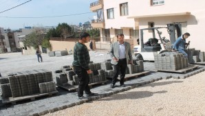 Samandağ Belediye Başkanı Refik Eryılmaz çalışmaları yerinde inceledi