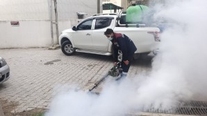 Hatay Büyükşehir Belediyesi’nden haşereyle mücadeleye devam