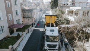 Antakya Belediyesi, Melek Sokakları asfaltlıyor