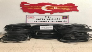 Arsuz’daki Türk Telekom kablolarını çalan hırsızlar tutuklandı