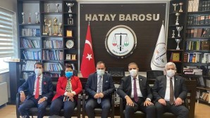CHP Milletvekillerinden  Baro Başkanı Açıkalın’a tebrik ziyareti