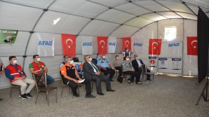 AFAD çadırında bilgilendirme ve farkındalık programı düzenlendi