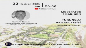 Mimarlar Odası Hatay Şube Başkanı Mustafa Özçelik, Turunçlu  Arıtma tesisi konusunu bu akşam saat 20’de  işleyecek!