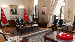 Belen Belediye Başkanı İbrahim Gül’den Vali Rahmi Doğan’a ziyaret