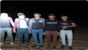 Reyhanlı ilçesinde  kaçak yoluyla Türkiye’ye geçen 5 göçmen yakalandı