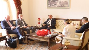 Norveç Ankara Büyükelçisi Vegard Ellefsen’den Hatay Büyükşehir Belediyesine ziyaret