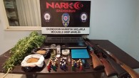 İskenderun’da 2 uyuşturucu satıcısında 4 av tüfeği ile çeşitli uyuşturucu maddeler yakalandı