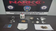 İskenderun’da 10 uyuşturucu satıcısında çeşitli uyuşturucu maddeler yakalandı