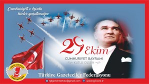 Türkiye Gazeteciler Federasyonu Genel Başkanı Yılmaz Karaca: Cumhuriyetimizin yılmaz bekçileriyiz!