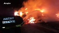 Hatay Büyükşehir Belediyesi İtfaiyesi Dörtyol’daki yangına anında müdahale etti