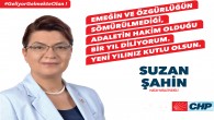 CHP Hatay Milletvekili Suzan Şahin: Şer ittifakına karşı 2022 yılı bir direniş, mücadele ve umut yılı olsun!