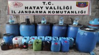 Jandarma, Samandağ ve Defne’de toplamda 5840 litre el yapımı rakı yakaladı