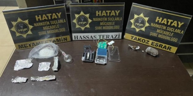 Antakya’da uyuşturucu satıcısı iki kişi tutuklandı