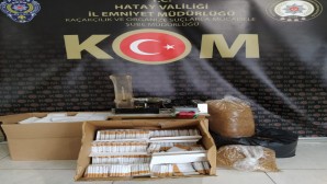 Kırıkhan’da Gümrük kaçağı 20 bin adet makaron yakalandı