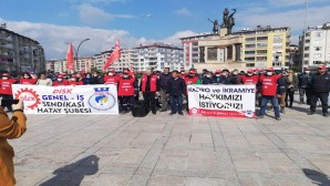 DİSK Genel-İş Hatay Şube Sekreteri Mehmet Emin Doğruel: Belediye İşçileri Kamu işçisidir, Haklarımız verilsin!
