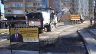 Hatay Büyükşehir Belediyesi Antakya Fatih caddesinde asfalt çalışmalarına başladı
