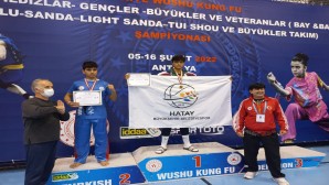 Hatay Büyükşehir Belediyespor Wushu Takımı Türkiye şampiyonasına damga vurdu!