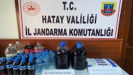 Jandarma Serinyol’da 45 litre kaçak alkol ile 190 paket sigara yakaladı