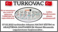 Yerli ve Mili Covid-19 aşısı Turkovac Antakya’da uygulanmaya başlandı