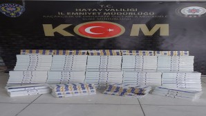 İskenderun ve Antakya’da gümrük kaçağı 2110 paket sigara yakalandı