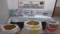 Jandarma Hassa’da 100 paket sigara ile 140 kilo kaçak tütün yakaladı