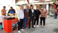 Ülkü Ocakları Başkanı Alihan Döner Uzun Çarşı Esnafını Ziyaret Etti