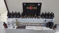 Defne Elektrik Mahallesi’nde 30 şişe kaçak viski yakalandı
