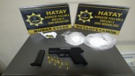 Üzerlerinde esrar ve uyuşturucu madde ile tabanca bulunan 3 kişi tutuklandı