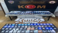 Arsuz Konarlı’da 168 gümrük kaçağı cep telefonu yakalandı