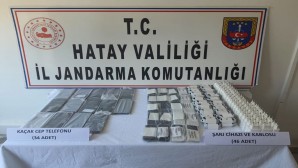 Jandarma Kırıkhan ilçesinde 34 adet gümrük kaçağı  Cep Telefonu yakaladı