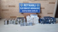 Reyhanlı’da gümrük kaçağı 1100 paket sigara yakalandı