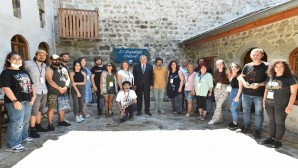 Antakya Belediye Başkanı İzzettin Yılmaz, 7.Orontes Uluslararası Çağdaş Sanat Festivalini ziyaret etti: